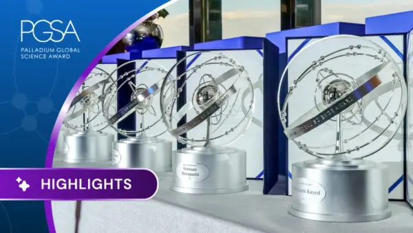 What is the Palladium Global Science Award?