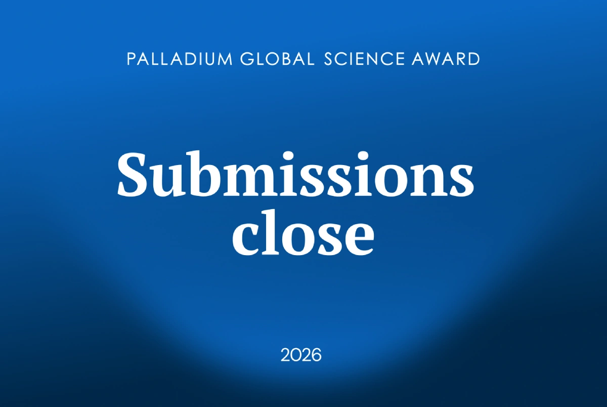 Submissions close for the second Palladium Global Science Award
